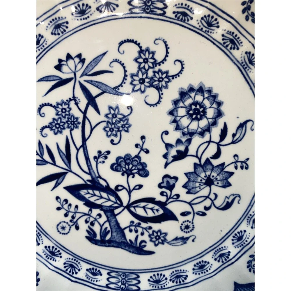 J And G Meakin Blue Nordic Bread And Butter Plates‎ 6 7/8